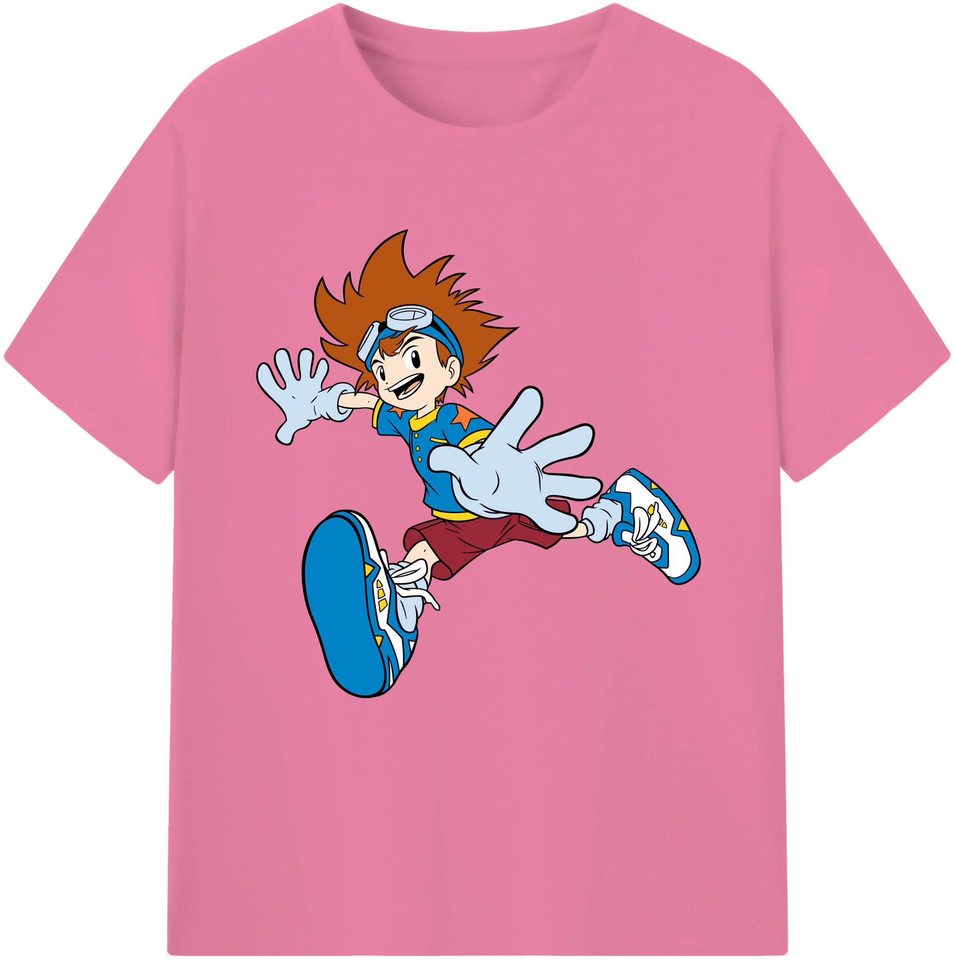 （画像用） Digimon デジタルモンスター/デジモン 綿100％半袖Tシャツ（フロントプリント）